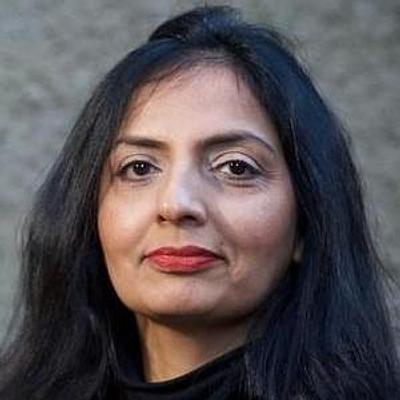 Samina Chaudhry's headshot'