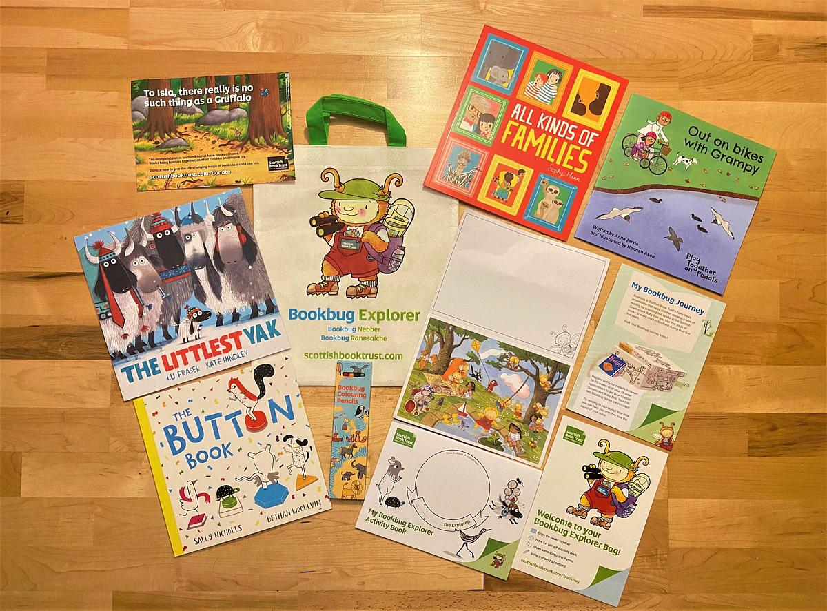 Contents of the Bookbug Explorer Bag Contents of the Bookbug Explorer Bag