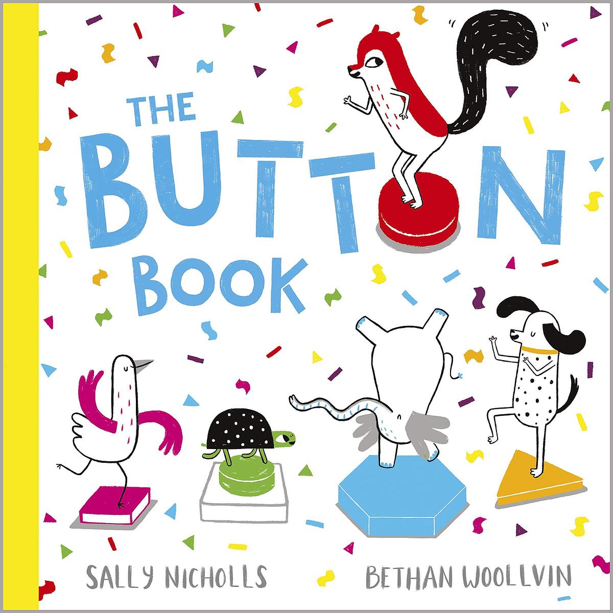 Front cover of "The Button Book" by Sally Nicholls and Bethan Woollvin