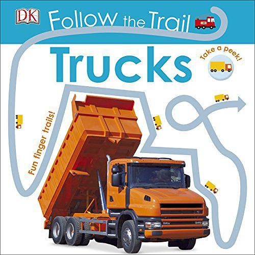 Front cover of Follow the Trail Trucks Front cover of Follow the Trail Trucks