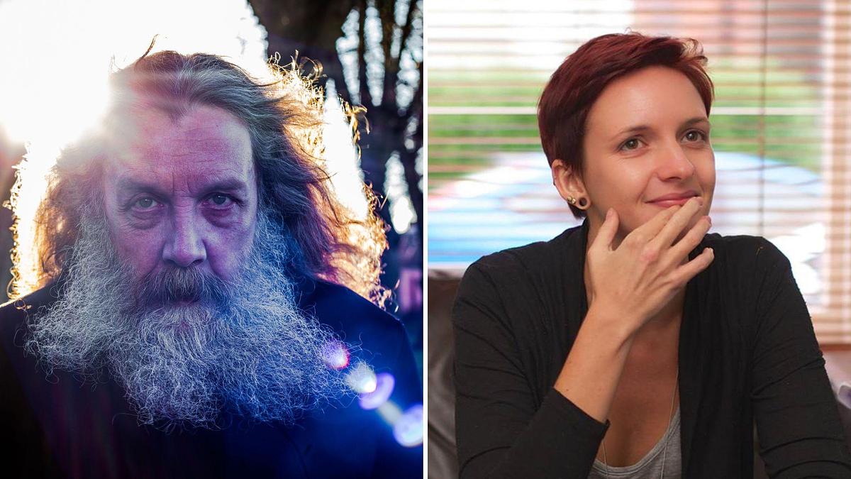 Alan Moore and Heather Parry author headshots