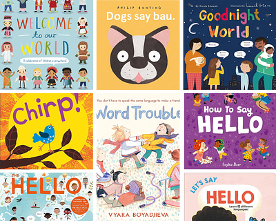 Assortment of book covers for Bookbug Week