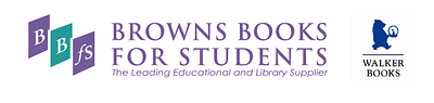 Browns Books for Students logo and Walker Books logo